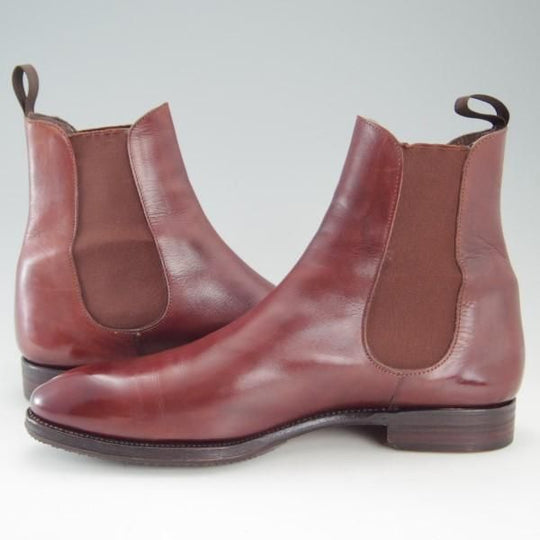 極上★(スペイン製)カルミナ SIZE 7.5【トレーディングポスト別注★Trading Post/サイドゴアブーツ】ベティスカーフ/CARMINA★e501