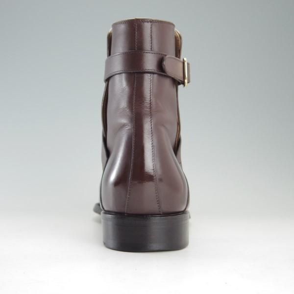 美品★(伊)F.LLI ジャコメッティ SIZE 42【定価￥140,800-★ジョッパーブーツ/FG337】(仏)デュプイ社/カーフ/濃茶/Giacometti★e502