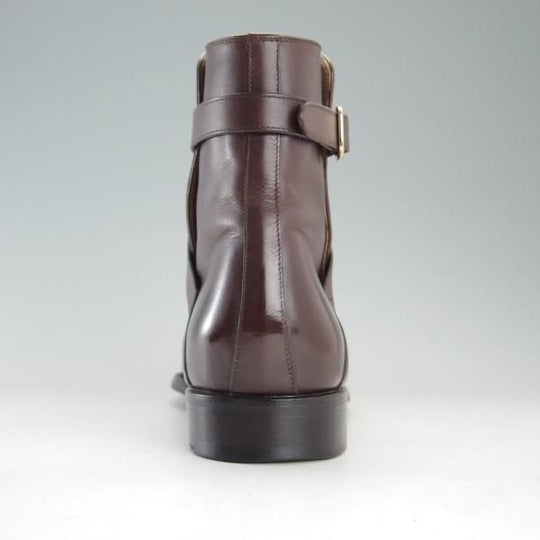 美品★(伊)F.LLI ジャコメッティ SIZE 42【定価￥140,800-★ジョッパーブーツ/FG337】(仏)デュプイ社/カーフ/濃茶/Giacometti★e502