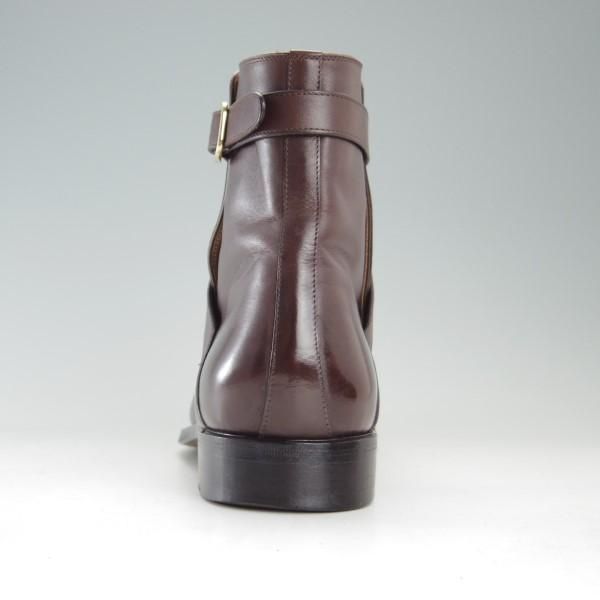 美品★(伊)F.LLI ジャコメッティ SIZE 42【定価￥140,800-★ジョッパーブーツ/FG337】(仏)デュプイ社/カーフ/濃茶/Giacometti★e502