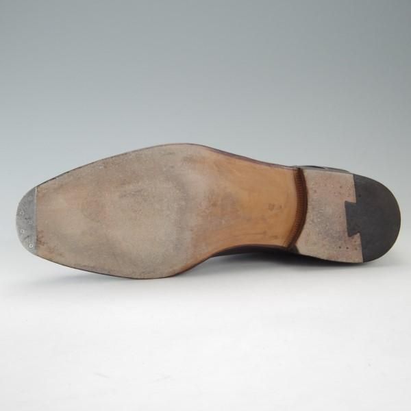 美品★(伊)F.LLI ジャコメッティ SIZE 42【定価￥140,800-★ジョッパーブーツ/FG337】(仏)デュプイ社/カーフ/濃茶/Giacometti★e502