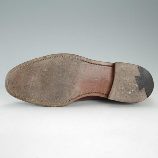極上★(英)チーニー 8.5E【★ロイドフットウェア別注/Lloyd Footwear】Mシリーズ/89ラスト/セミブローグ/カーフ/赤茶/メンズ/CHEANEY★e511