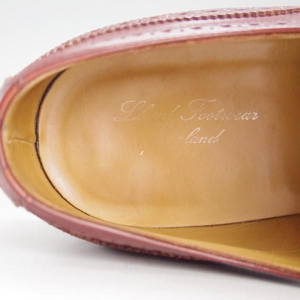極上★(英)チーニー 8.5E【★ロイドフットウェア別注/Lloyd Footwear】Mシリーズ/89ラスト/セミブローグ/カーフ/赤茶/メンズ/CHEANEY★e511