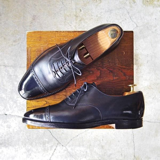 極上★(英)チーニー 8E【★ロイドフットウェア別注/LloydFootwear】Mシリーズ/89ラスト/パンチドキャップトゥ/カーフ/黒/CHEANEY★e512