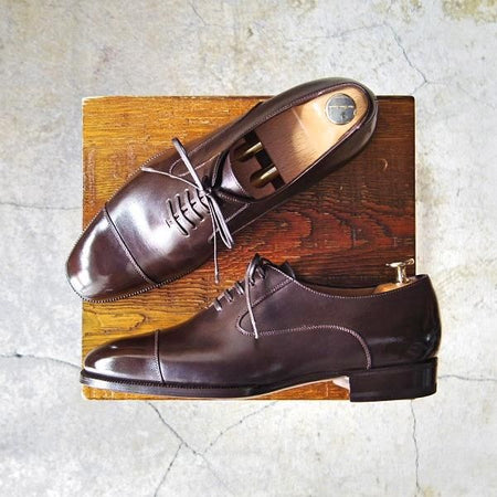 未使用★(伊)エンツォ・ボナフェ SIZE 6【定価￥126,500-★Ring Jacket別注/ストレートチップ】EB-17/Bonjuラスト/Enzo Bonafe★e513