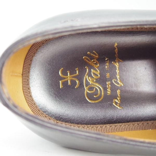 新品★(伊)FABI/ファビ SIZE 6.5【伊勢丹メンズ取扱★フレックス・グッドイヤーウェルテッド製法】8380/ストレートチップ/黒★e515