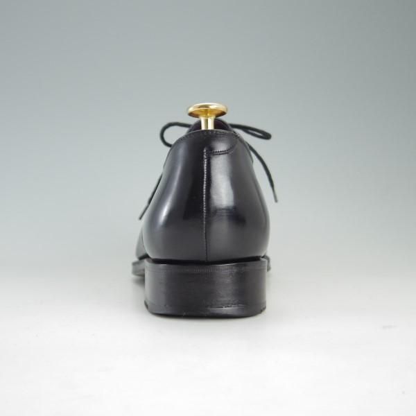 極上★(スペイン製)カルミナ SIZE 7.5【定価￥72,600-★プレーントゥ/955】FORESTラスト/ボックスカーフ/黒/メンズ/CARMINA★e517