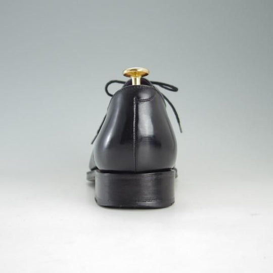 極上★(スペイン製)カルミナ SIZE 7.5【定価￥72,600-★プレーントゥ/955】FORESTラスト/ボックスカーフ/黒/メンズ/CARMINA★e517