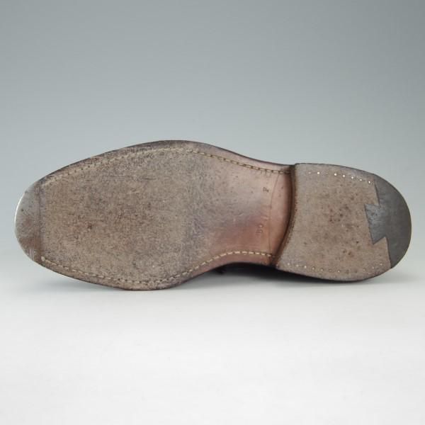 極上★チャーチ 50F/UK5【セミブローグ仕様のグラフトン★100ラスト/Chelmsford】4都市ロゴ/ネバダカーフ/茶/メンズ/Church's★e532