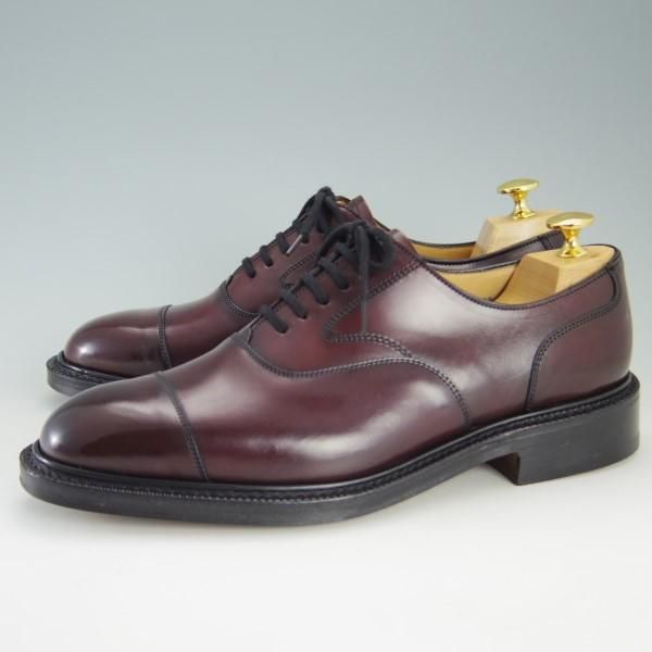 未使用★チャーチ 65G/UK6.5【定価￥154,440-★コードバン仕様/LANCASTER】173ラスト/5都市ロゴ/ストレートチップ/メンズ/Church's★e533