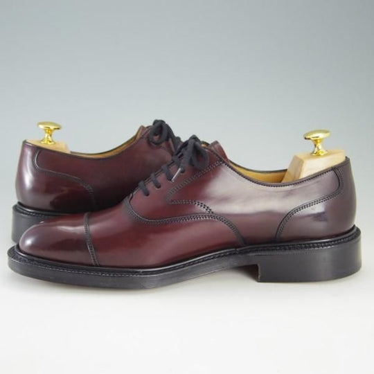 未使用★チャーチ 65G/UK6.5【定価￥154,440-★コードバン仕様/LANCASTER】173ラスト/5都市ロゴ/ストレートチップ/メンズ/Church's★e533