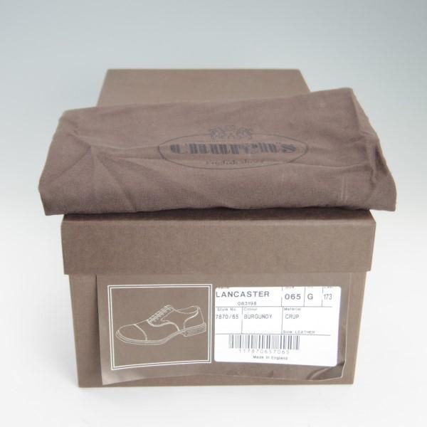 未使用★チャーチ 65G/UK6.5【定価￥154,440-★コードバン仕様/LANCASTER】173ラスト/5都市ロゴ/ストレートチップ/メンズ/Church's★e533
