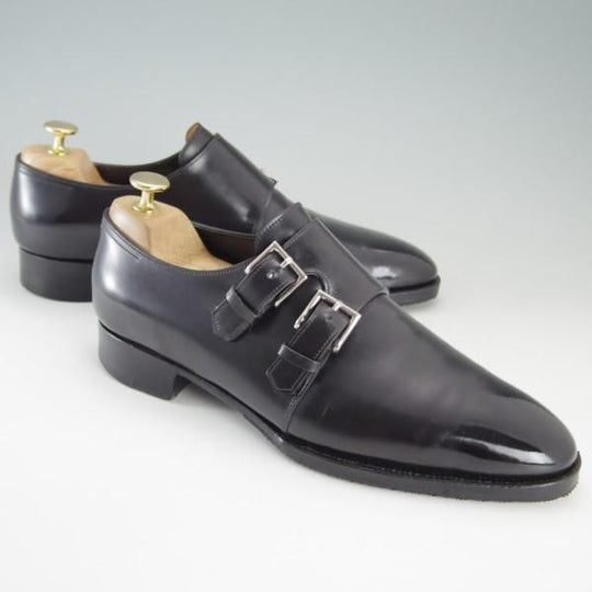 極上★ジョンロブ 7E【定価20万以上★プレステージライン/NASEBY/7000ラスト】ダブルモンク/カーフ/黒/メンズ/JOHN LOBB★e535