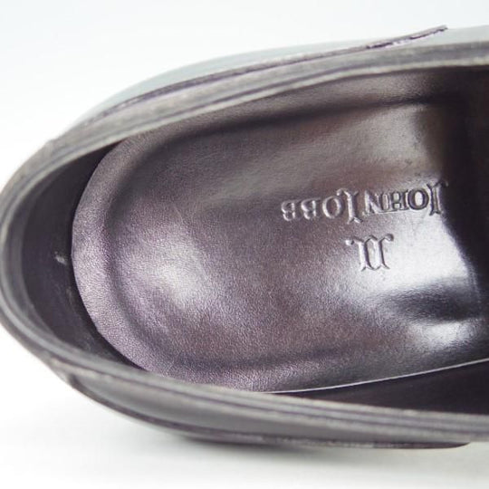 極上★ジョンロブ 7E【定価20万以上★プレステージライン/WARWICK/7000ラスト】ブラインドブローグ/カーフ/黒/メンズ/JOHN LOBB★e536