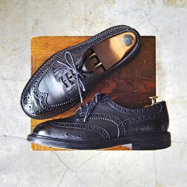 極上★トリッカーズ SIZE 7【ダイナイトソール仕様★ポールスミス別注/Paul Smith】M7647/カントリーシューズ/短靴/黒/Tricker's★e537