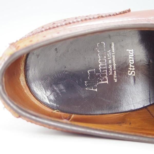 ★(米)アレンエドモンズ 9.5E【定価￥75,900-★Strand/ストランド】セミブローグ/カーフ/茶/メンズ/ALLEN EDMONDS★e538