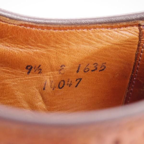 ★(米)アレンエドモンズ 9.5E【定価￥75,900-★Strand/ストランド】セミブローグ/カーフ/茶/メンズ/ALLEN EDMONDS★e538