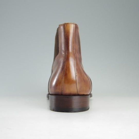 美品★(伊)サントーニ/リミテッドエディション SIZE 7【貴重★伊勢丹別注/Limited Edition】サイドゴアブーツ/カーフ/茶/Santoni★e543