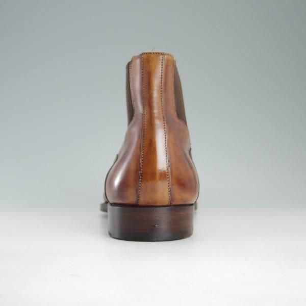 美品★(伊)サントーニ/リミテッドエディション SIZE 7【貴重★伊勢丹別注/Limited Edition】サイドゴアブーツ/カーフ/茶/Santoni★e543