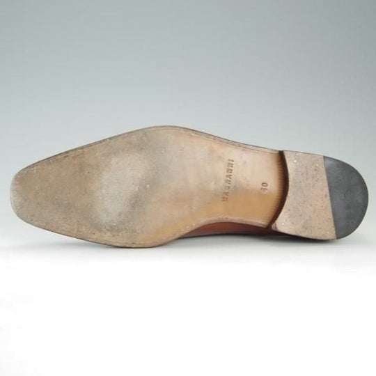 極上★(スペイン製)マグナーニ SIZE 40【ボロネーゼ製法★ストレートチップ/9967】カーフ/茶/メンズ/MAGNANNI★e546