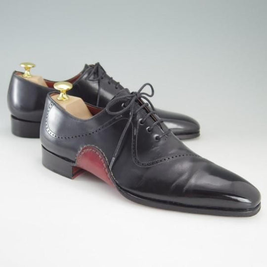 極美品★(スペイン製)マグナーニ SIZE 38【現行定価7万円程度★オパンケ/ボロネーゼ製法】18907/カーフ/黒/MAGNANNI★e547