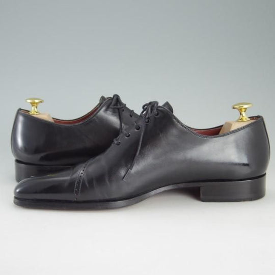 極美品★(スペイン製)マグナーニ SIZE 38【現行定価7万円程度★オパンケ/ボロネーゼ製法】18907/カーフ/黒/MAGNANNI★e547