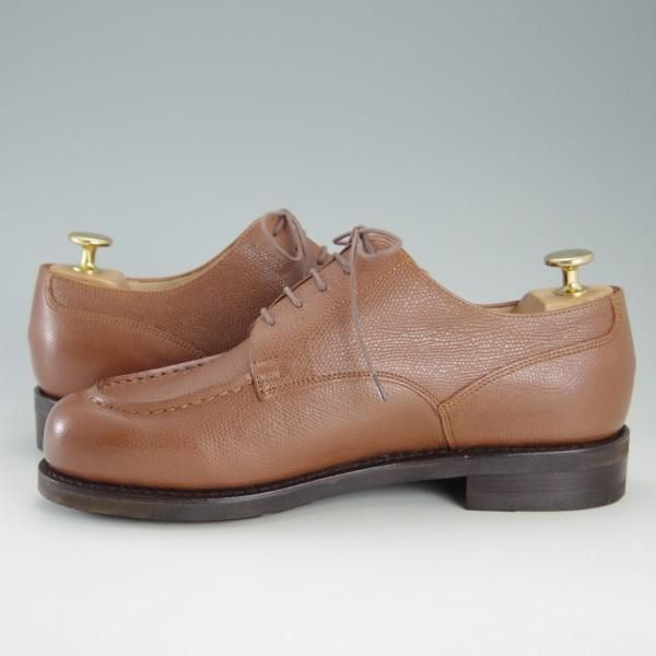 未使用★パラブーツ SIZE 6【ドレス仕様シャンボード★CHAMBORD】アクティブソール/Uチップ/グレインレザー/茶/メンズ/Paraboot★e548