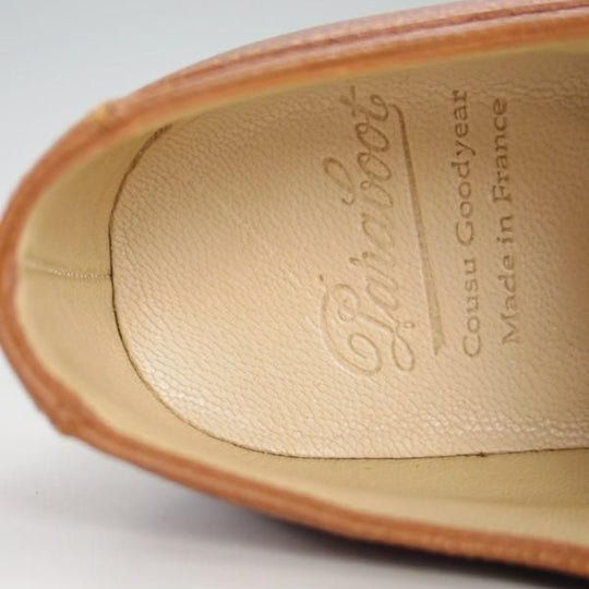 未使用★パラブーツ SIZE 6【ドレス仕様シャンボード★CHAMBORD】アクティブソール/Uチップ/グレインレザー/茶/メンズ/Paraboot★e548