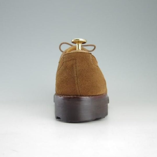 極上★クロケット&ジョーンズ 6E【★モールトン/MORETON/リッジウェイソール仕様】292ラスト/Uチップ/スエード/茶/Crockett&Jones★e549