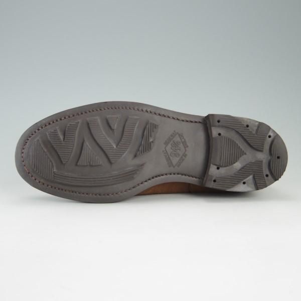 極上★クロケット&ジョーンズ 6E【★モールトン/MORETON/リッジウェイソール仕様】292ラスト/Uチップ/スエード/茶/Crockett&Jones★e549