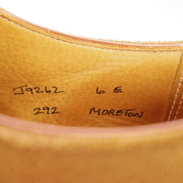 極上★クロケット&ジョーンズ 6E【★モールトン/MORETON/リッジウェイソール仕様】292ラスト/Uチップ/スエード/茶/Crockett&Jones★e549