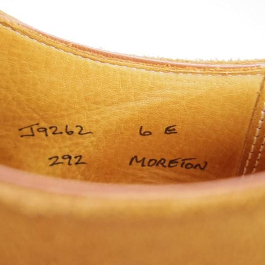 極上★クロケット&ジョーンズ 6E【★モールトン/MORETON/リッジウェイソール仕様】292ラスト/Uチップ/スエード/茶/Crockett&Jones★e549