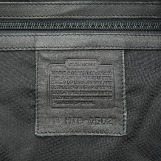 極上★コーチ/COACH【高額★レザー/ボストンバッグ】ショルダーストラップ付/黒/メンズ/ビジネス/バッグ★N5522