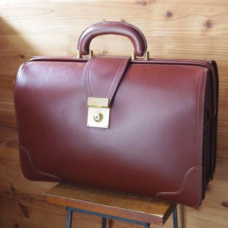 極美品★(英)パップワース/PAPWORTH製 【★Peal&co/ブルックスブラザーズ別注/ダレスバッグ】メンズ/ビジネス/バッグ/BROOKS BROTHERS★N5524