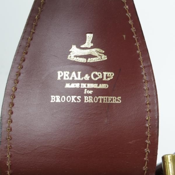 ブルックスブラザーズ 牛革ダレスバッグ Peal & Co. Ltd 社製 極美品☆(英)パップワース/PAPWORTH製 【☆Peal&co/ブルックス