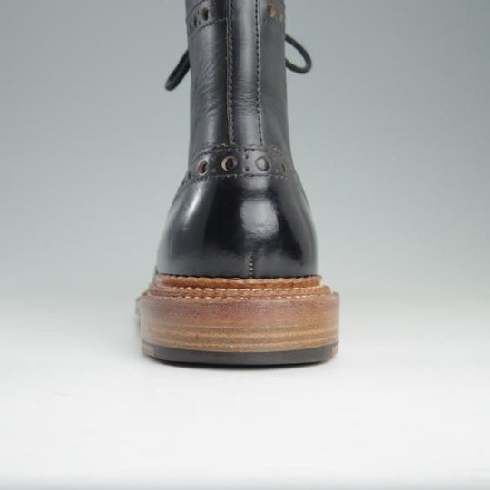 美品★(英)グレンソン 8G【定価9万円以上★THE TRIPLE WELT/トリプルウェルト/G-ONEライン】5068G/カントリーブーツ/黒/GRENSON★e559