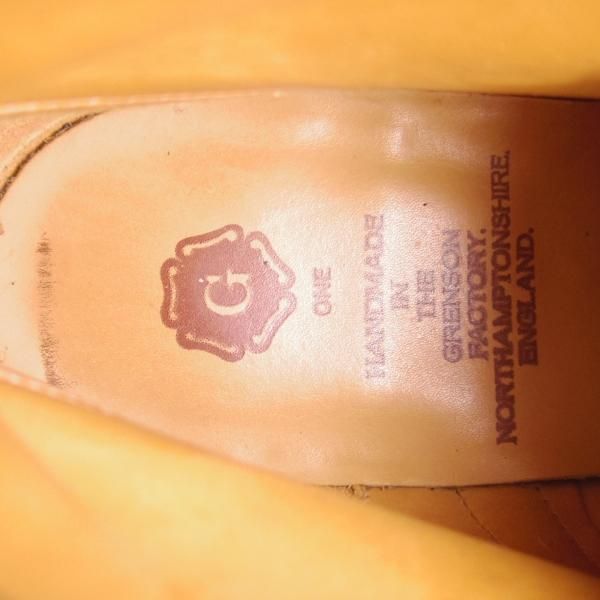 美品★(英)グレンソン 8G【定価9万円以上★THE TRIPLE WELT/トリプルウェルト/G-ONEライン】5068G/カントリーブーツ/黒/GRENSON★e559