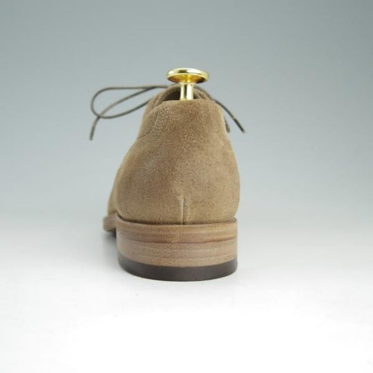 未使用★(仏)サルトル(レディース) SIZE 36【定価￥85,320-★ブラックラピド製法/ストレートチップ】スエード/薄茶/SARTORE★e562