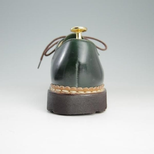 極美品★パラブーツ SIZE 40.5【定価￥71,500-★ミカエル/MICHAEL】チロリアンシューズ/リスレザー/VERT/深緑/Paraboot★e563