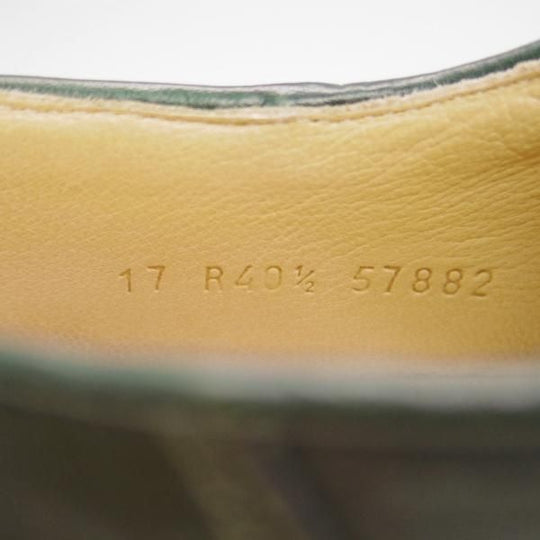 極美品★パラブーツ SIZE 40.5【定価￥71,500-★ミカエル/MICHAEL】チロリアンシューズ/リスレザー/VERT/深緑/Paraboot★e563