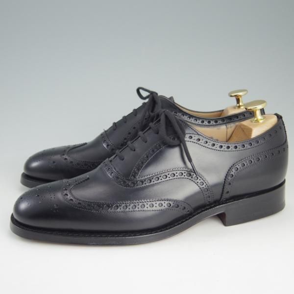 未使用★チャーチ 60F/UK6【貴重★Heritage Collection/チェットウィンド同様】173ラスト/SANDRINGHAM/フルブローグ/黒/Church's★e564