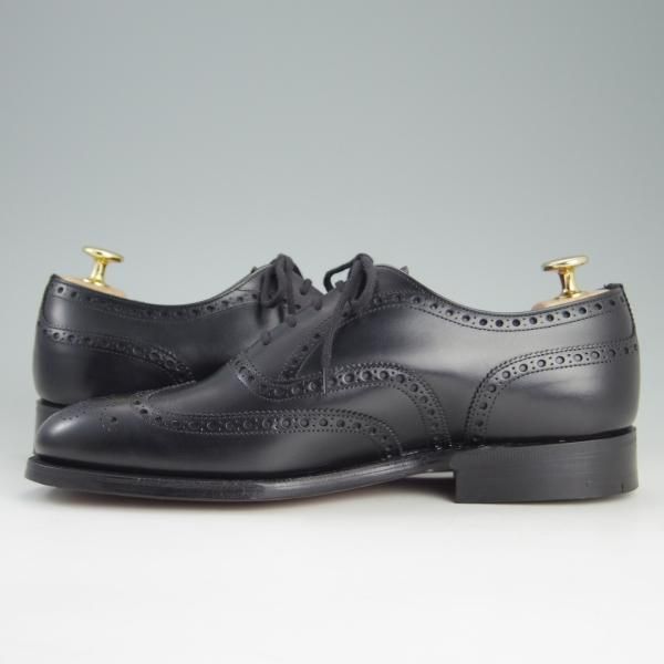 未使用★チャーチ 60F/UK6【貴重★Heritage Collection/チェットウィンド同様】173ラスト/SANDRINGHAM/フルブローグ/黒/Church's★e564