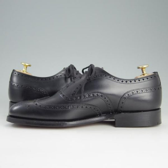 未使用★チャーチ 60F/UK6【貴重★Heritage Collection/チェットウィンド同様】173ラスト/SANDRINGHAM/フルブローグ/黒/Church's★e564