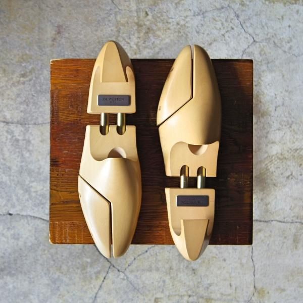 極上★J.M.ウェストン SIZE 7【定価￥15,400-★純正シューツリー/022M】木製シューキーパー/メンズ/Weston/ウエストン★e565