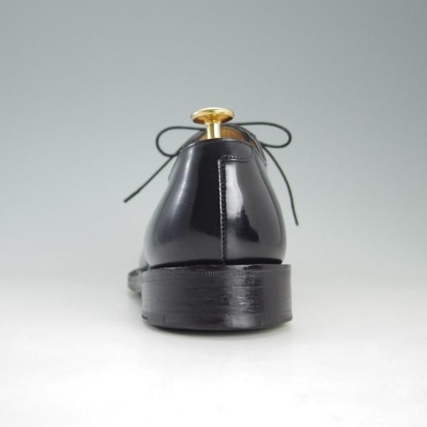 極上★(英)グレンソン 6F【貴重★footmaster/フットマスター】6606-01/プレーントゥ/ポリッシュレザー/黒/メンズ/GRENSON★e569