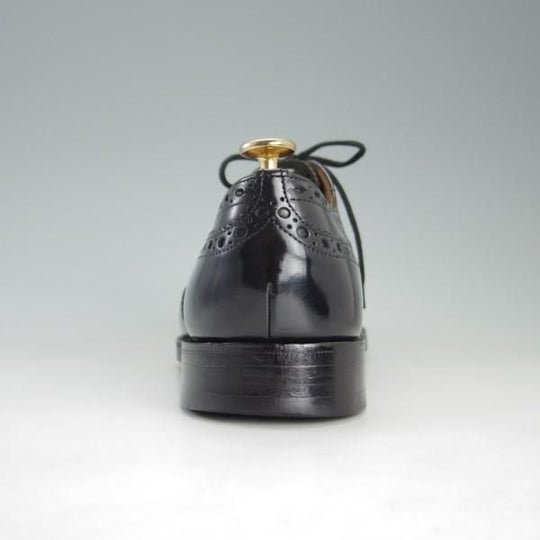 ★チャーチ 60F/UK6【定価￥96,800-★BURWOOD/バーウッド】81ラスト/4都市ロゴ/ポリッシュドバインダーカーフ/黒/メンズ/Church's★e570