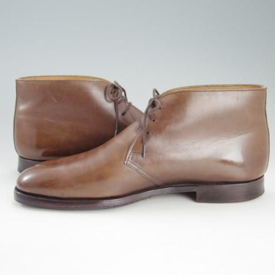 極上★クロケット&ジョーンズ 8E【★チャッカブーツ/WOBURN】324ラスト/カーフ/茶/メンズ/Crockett&Jones★e572