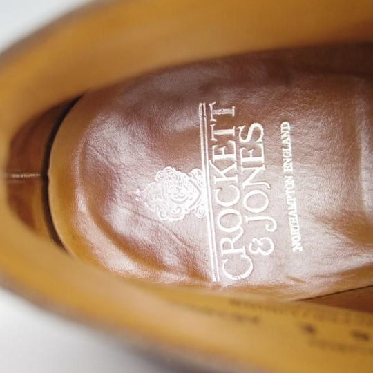 極上★クロケット&ジョーンズ 8E【★チャッカブーツ/WOBURN】324ラスト/カーフ/茶/メンズ/Crockett&Jones★e572