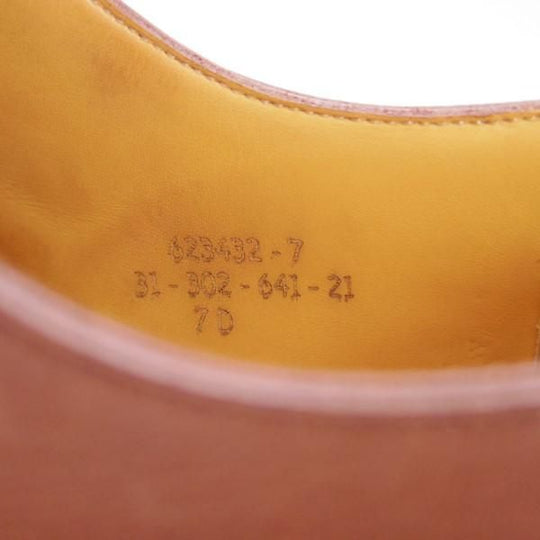 美品★J.M.ウェストン 7D【定価￥126,500-★ロシアンカーフ仕様/ゴルフ/GOLF】641/31ラスト/Uチップ/TAN/茶/Weston/ウエストン★e552