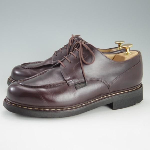 極上★パラブーツ SIZE 7【定価￥71,500-★シャンボード/CHAMBORD】TEXソール/リスレザー/CAFE/カフェ/濃茶/Uチップ/Paraboot★e555